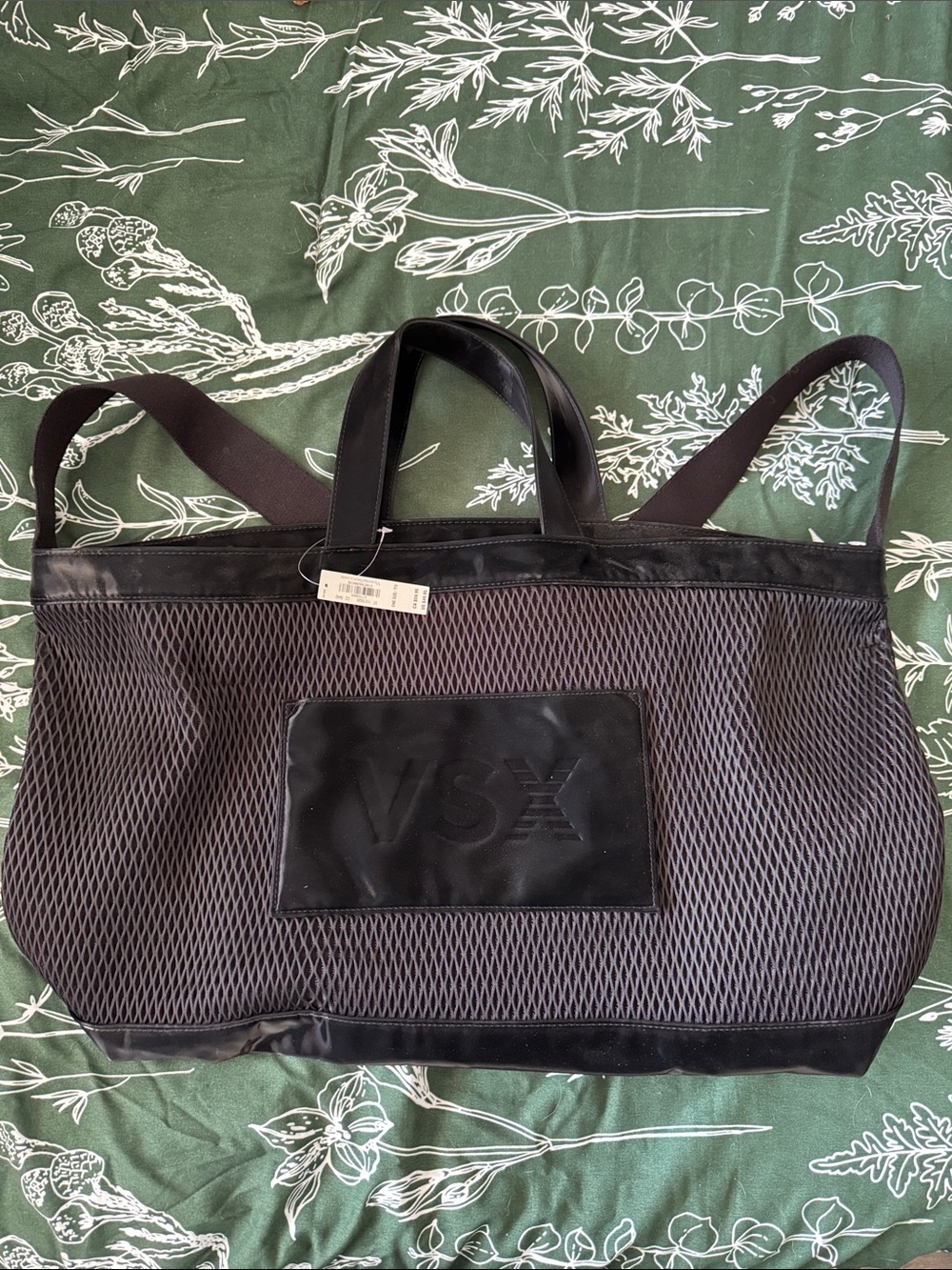VSX Black Mesh Duffel Tote - Picture 3 of 5